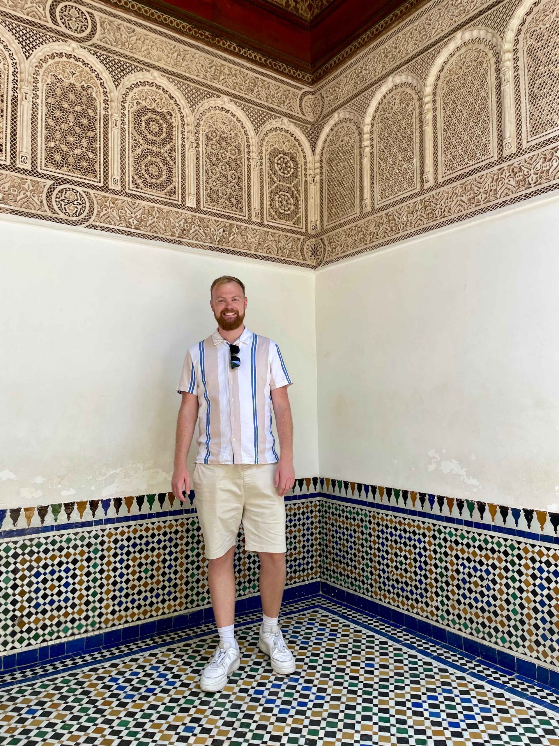 Colorful medina during the day